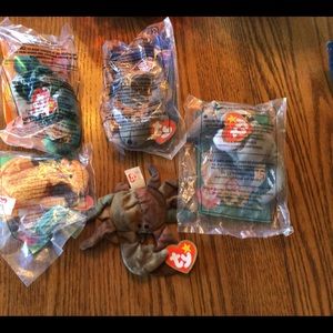 5pc McDonald’s NWT mini beanies vintage